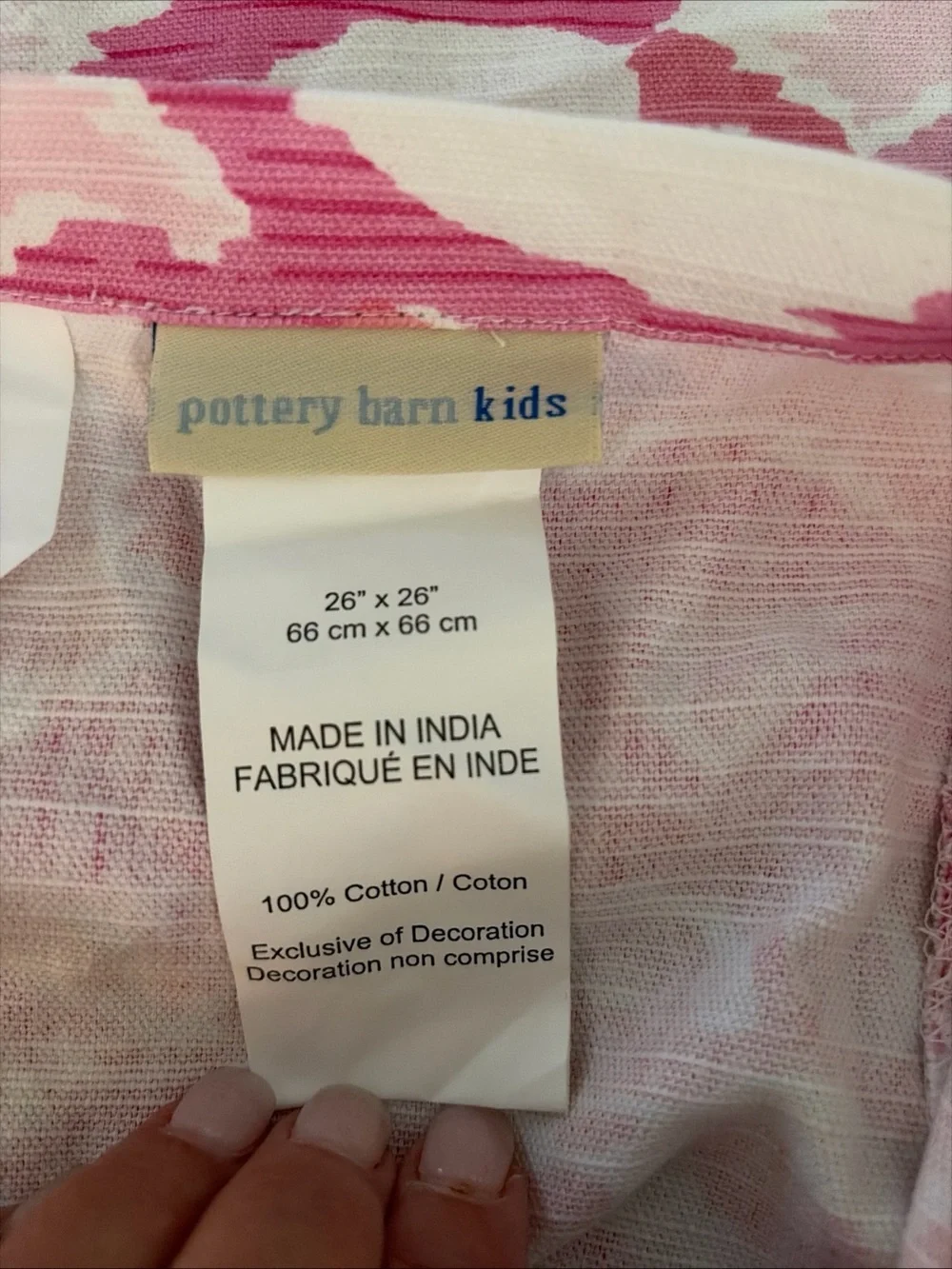 Pottery Barn Kids lightweight 100%